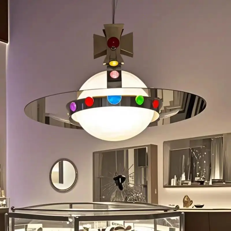 Mid-century Memphis Chandelier for Bedroom Children's Room Entryway Porch Decorative Chandelier in Bauhaus Vintage Style Lights