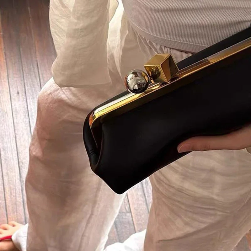 

Fashion Long Clutch Bag for Women Luxury Designer Clip Handbags Purses for Ladies Trend PU Leather Underarm Shoulder Bags 2026