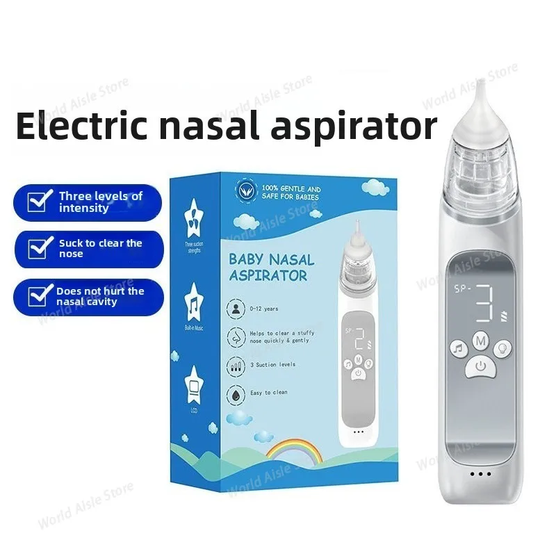 

Electric Nasal Aspirator Children and Infants Clean Snot Booger Nasal Obstruction Nasal Suction Machine Baby Care Products
