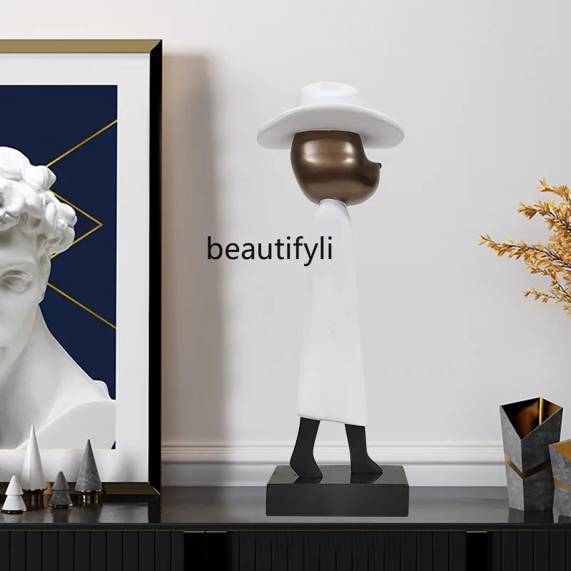 E1001 ss الحديثة الخفيفة الفاخرة مجردة الشكل النحت قسم المبيعات فندق نادي غرفة المعيشة وحدة التحكم الجداول الديكور المنزل أو #5