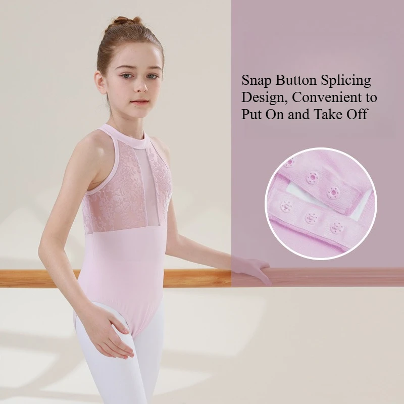 

New Ballet Leotard with Attached Tutu Skirt, Breathable Spring/Summer Dance Bodysuit for Training Rehearsal & Professional Stage