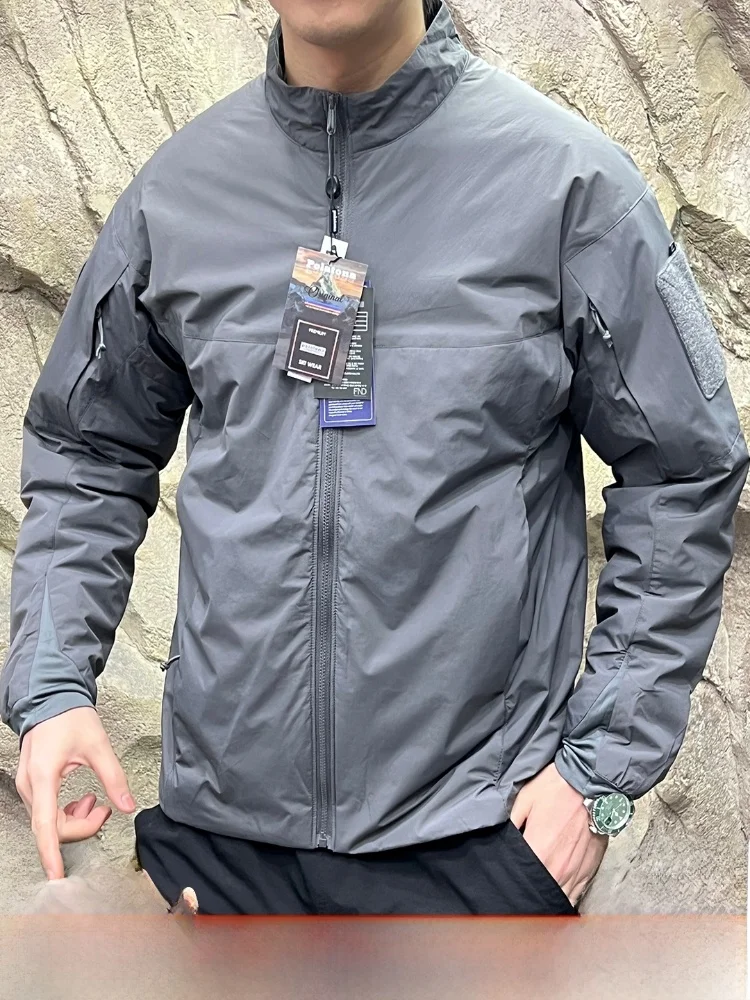 

Tactical Series Lightweight Waterproof Technology Cotton Men's Magic Tape Warmth Retention Trendy Cotton Jaet Casual Wear