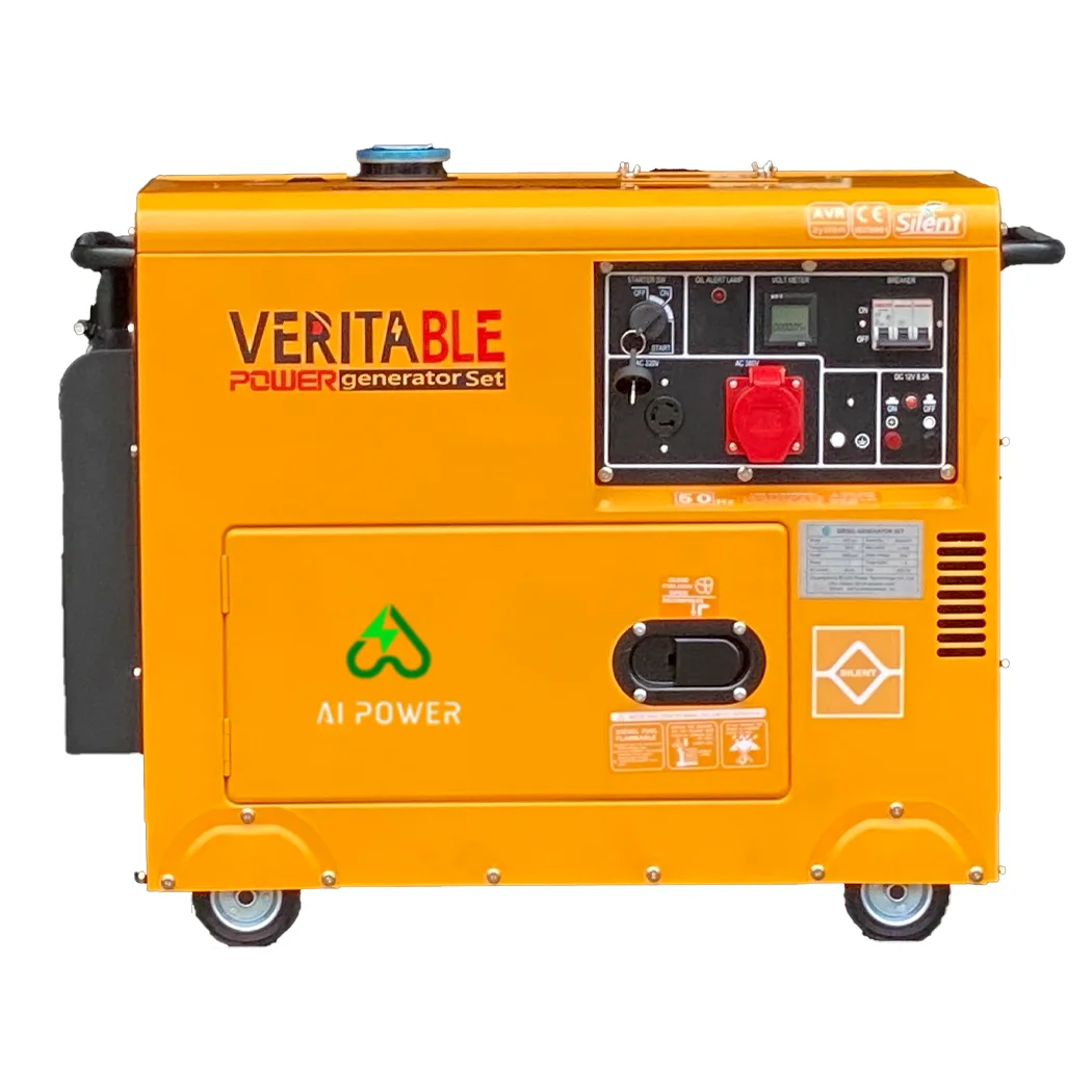 Chinese Manufacturer diesel 10kva 10kw Generator Set Low Noise Power Small Generator Portable