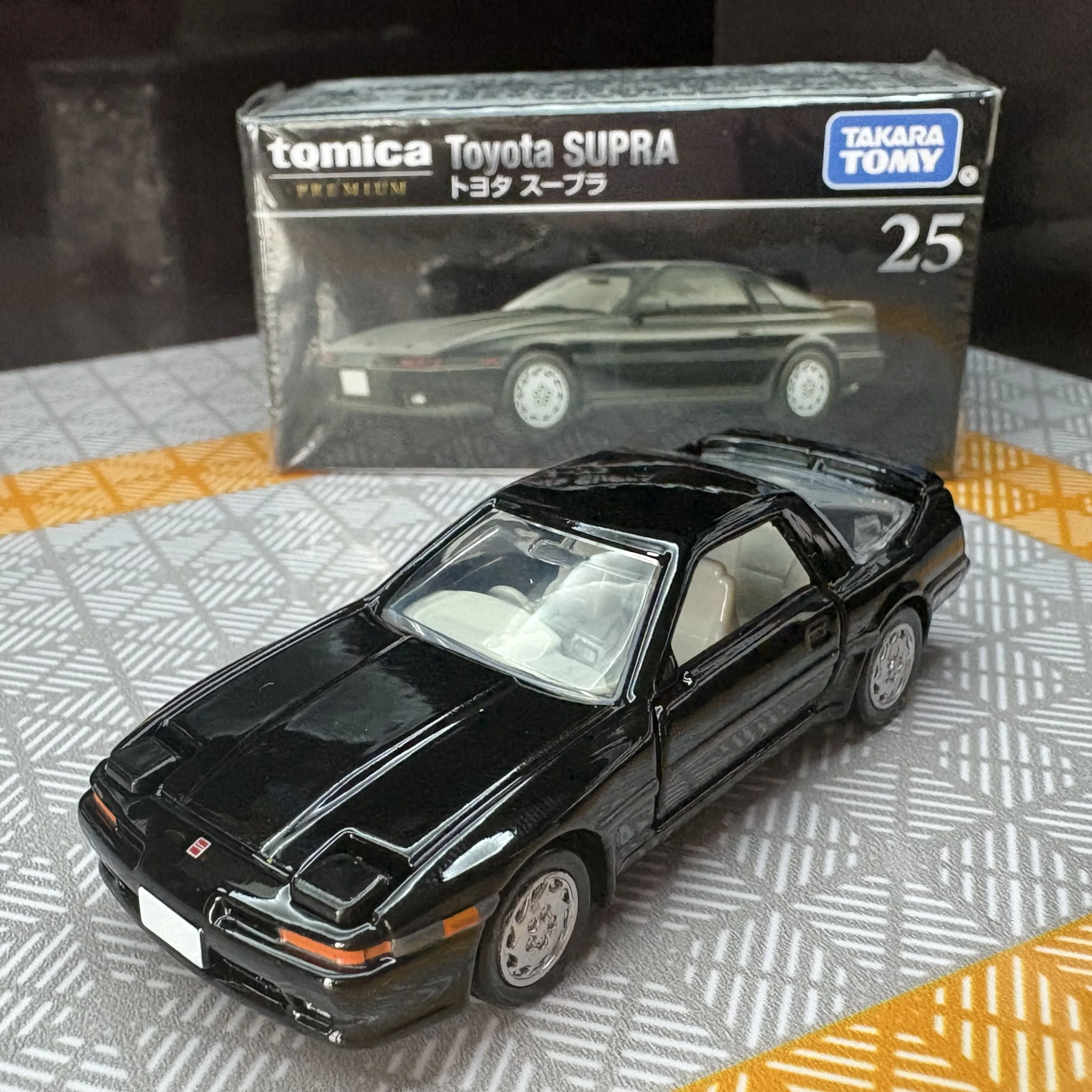 

Takara Tomy Tomica Premium 25, Toyota Supra, литой автомобиль из статического сплава, литой под давлением металлический режим, коллекция дисплеев, игрушка для мальчика, подарок