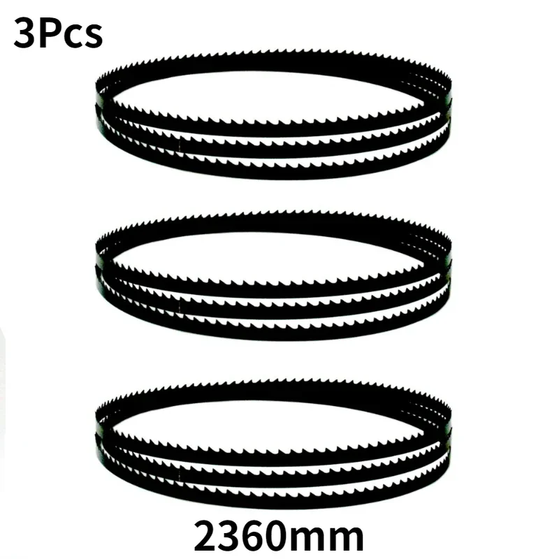 3pcs 2360mm*(6mm,12mm,15mm) * 0.5mm *(4T, 6T) Bandsaw Blade for Bandsaw BASA 3 Scheppach  fixed blade  oscillating tool blades