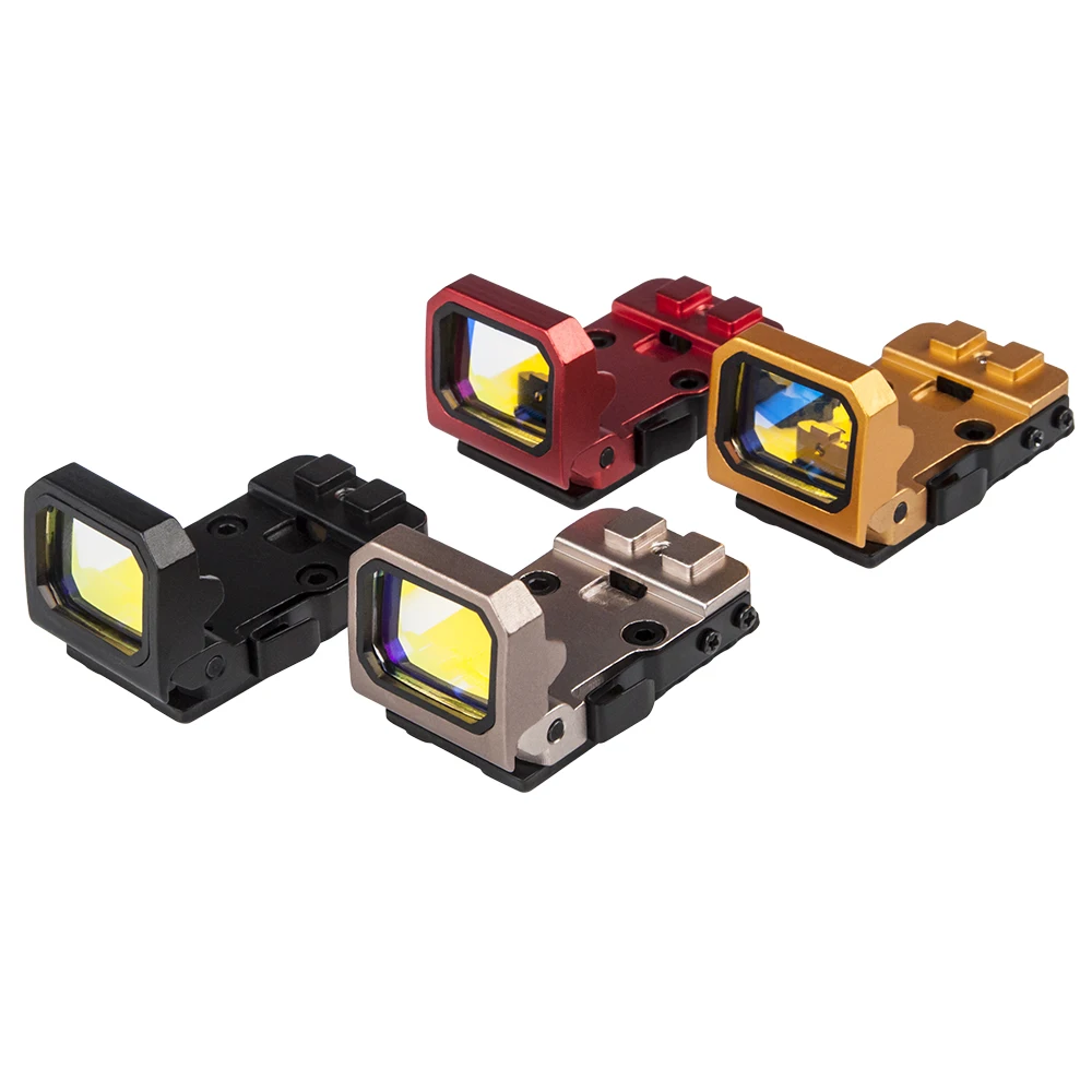 Imagem -02 - Flip up Mini Red Dot Sight Reflexo Holográfico 1x22x16 Ajuste para Pistola Glock Mos