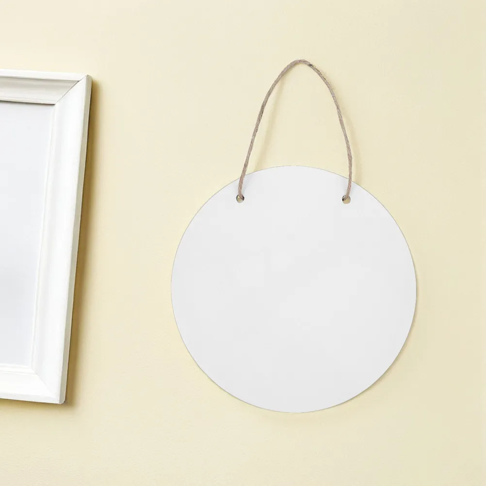 2 pièces de supports de porte en MDF lisses, prêts pour la sublimation, de couleurs vives et résistantes à la décoloration, idéaux pour la décoration de portes de chambre, de bureau ou de magasin.