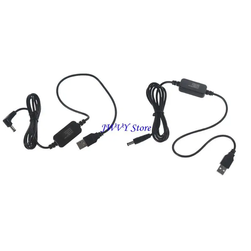 573A 5.5 x 2.1mm USB Step Up Converter Cable DurableDC 5V to for DC 12V Power