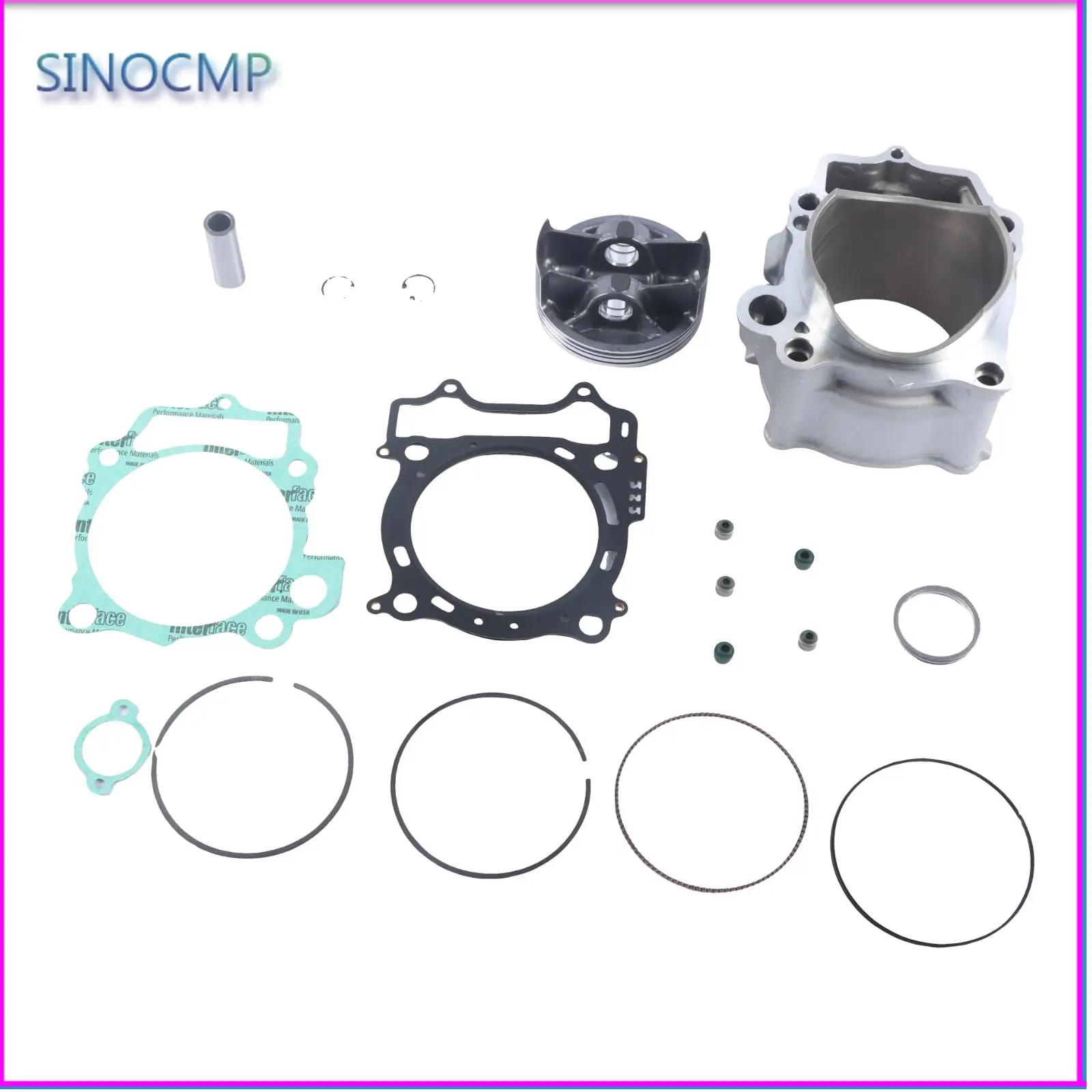 

Cylinder Piston Top End Gasket Kit 2S2-11311-11-00 for Yamaha YFZ450R 2009-2011 YFZ450X 10-11 YZ450F 06-11 WR450F 07-11 95mm18mm