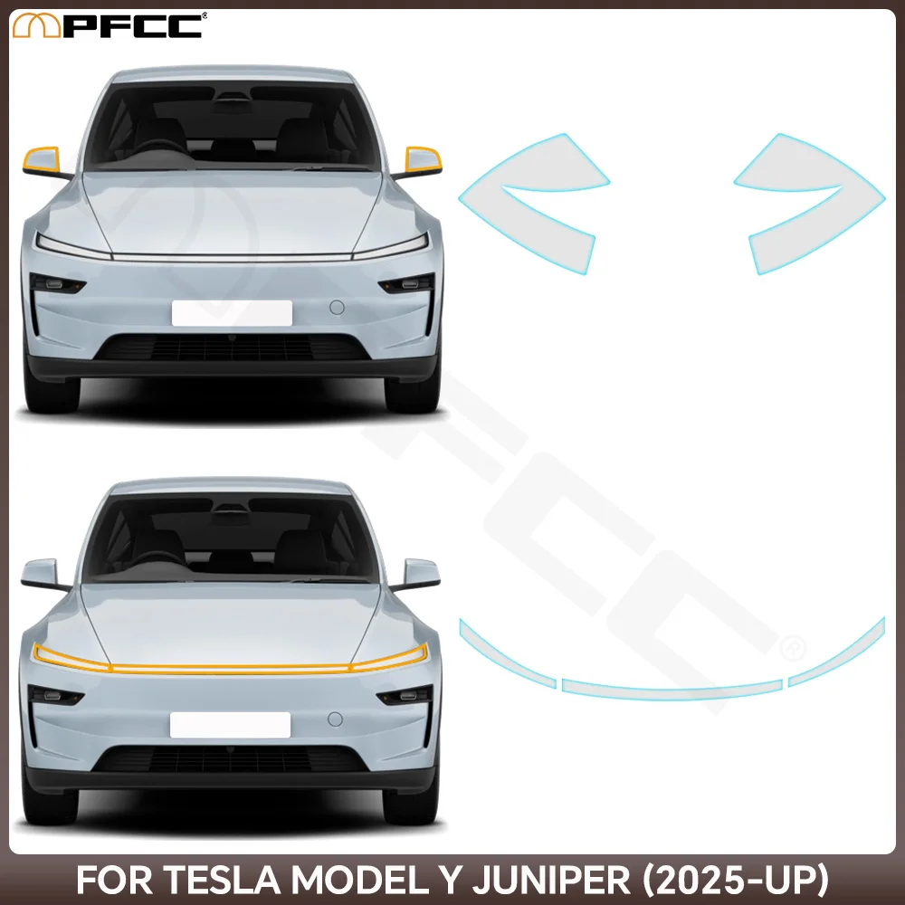 

Headlight Tail Light B Pillar Paint Protection Film TPU Car Anti-scratch PPF Sticker For Tesla Model Y Juniper Model Y 2025 2026