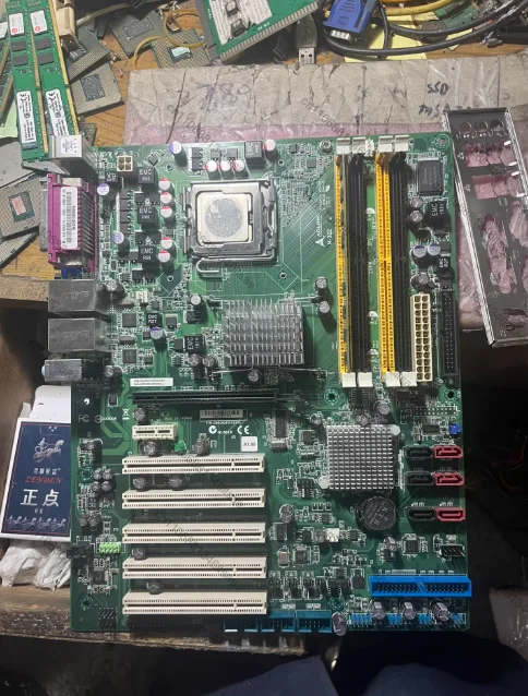 M-322 775 pin Q35 industrial control main board multi serial port 5PCI dual network interface card main board accessories