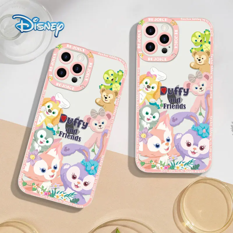 Disney Duffy phone case For iPhone 14 13 12 mini 11 pro xs max X XR 6 7 8 plus Silicone soft shell SE 2 3 cartoon cute cover