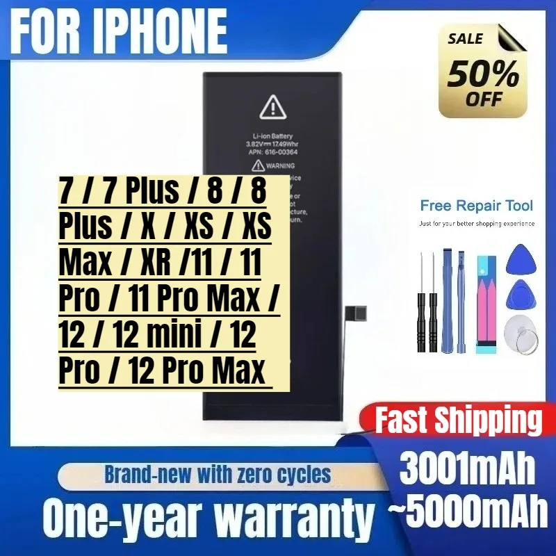 

Applicable To IPhone Mobile Phone Battery X/XS High Capacity Battery High Quality Replacement Batteries with Tools