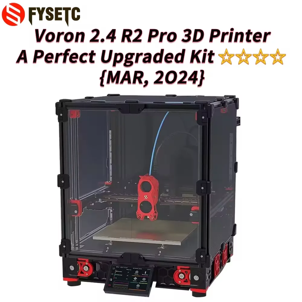 Latest Version Voron 2.4 R2 Pro Support High Speed Printing DIY 3D Printer Parts with HDMI5 Screen CNC TAP Stealburner Extruder