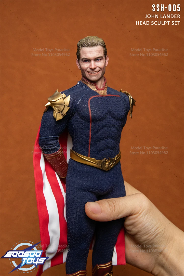 SOOSOOTOYS SSH-005 1/6 الرجال الجندي جون هوملاندر رئيس نحت صالح 12 بوصة SST-026 عمل الشكل الجسم