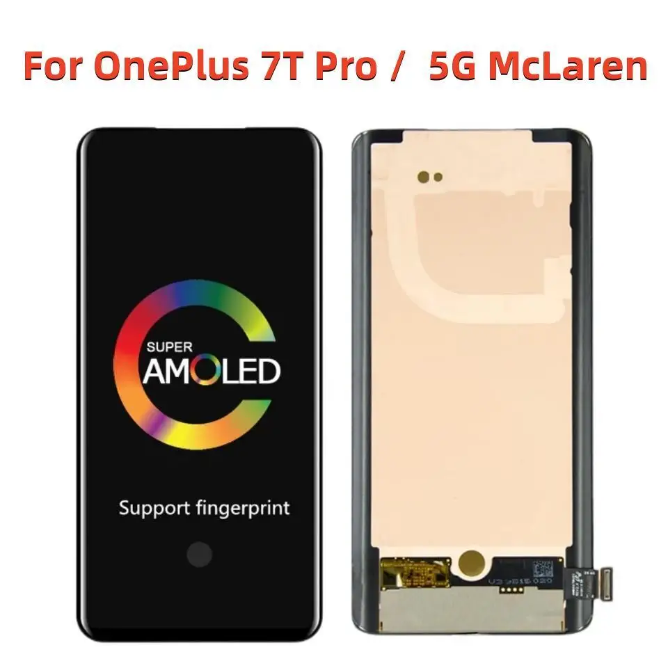 

6.67'' Original For OnePlus 7T Pro LCD Display Touch Screen Digitizer Assembly Replacement Parts For OnePlus 7T Pro 5G McLaren