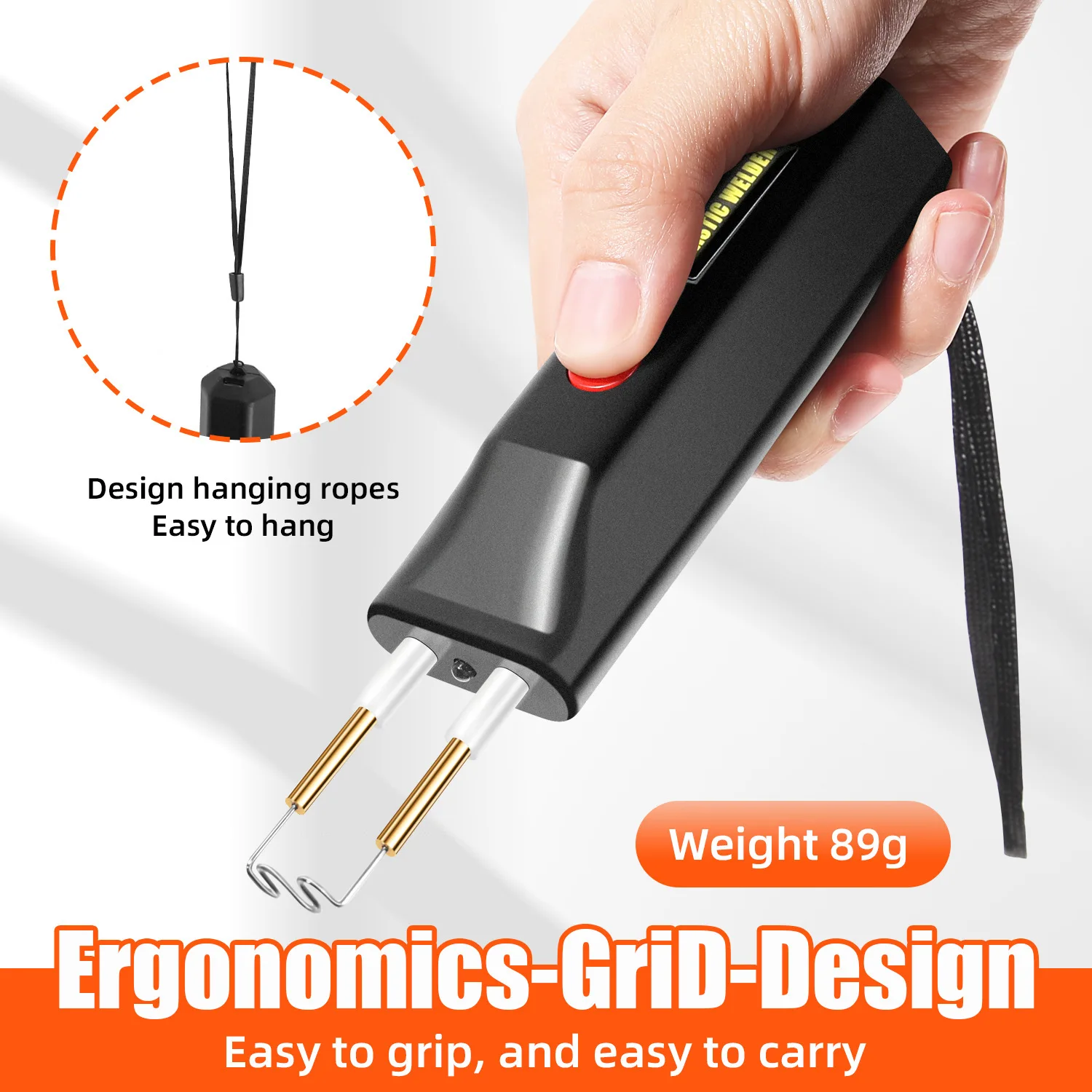 Lithium battery plastic welding machine, rechargeable wireless car bumper plastic repair welding gun, plastic parts repair tool