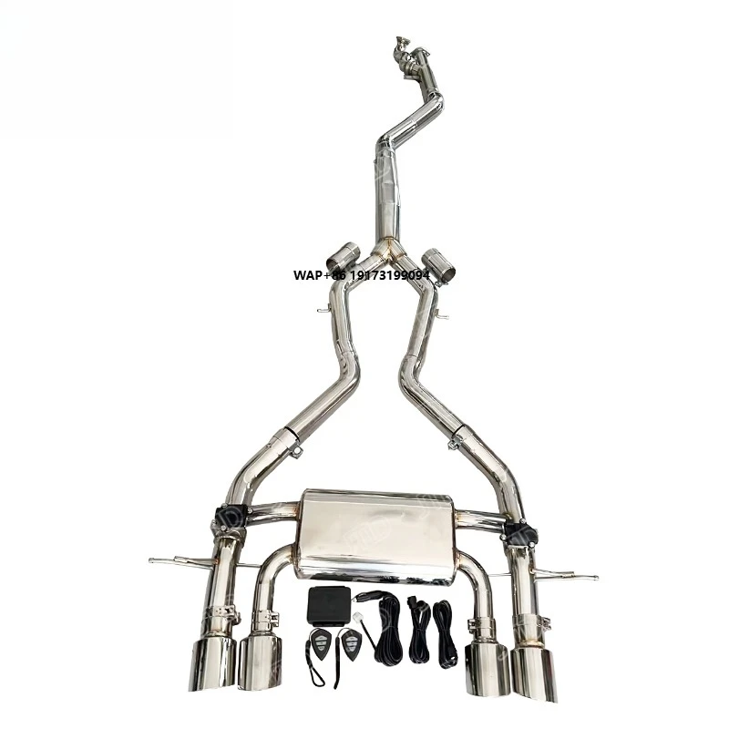 

Hot Sell 304 Stainless Steel High Polished Valvetronic Single Pipe Catback Exhaust for M2 G87