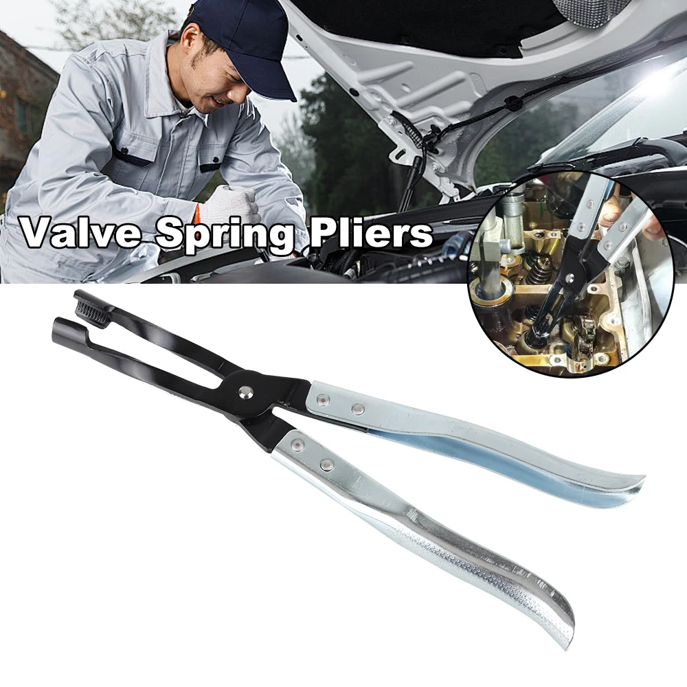 Immagine 3: Accessori per auto Pinza per smontaggio morsetto a molla Pinza per morsetto a molla per valvola Strumento professionale per rimozione guarnizione stelo valvola olio