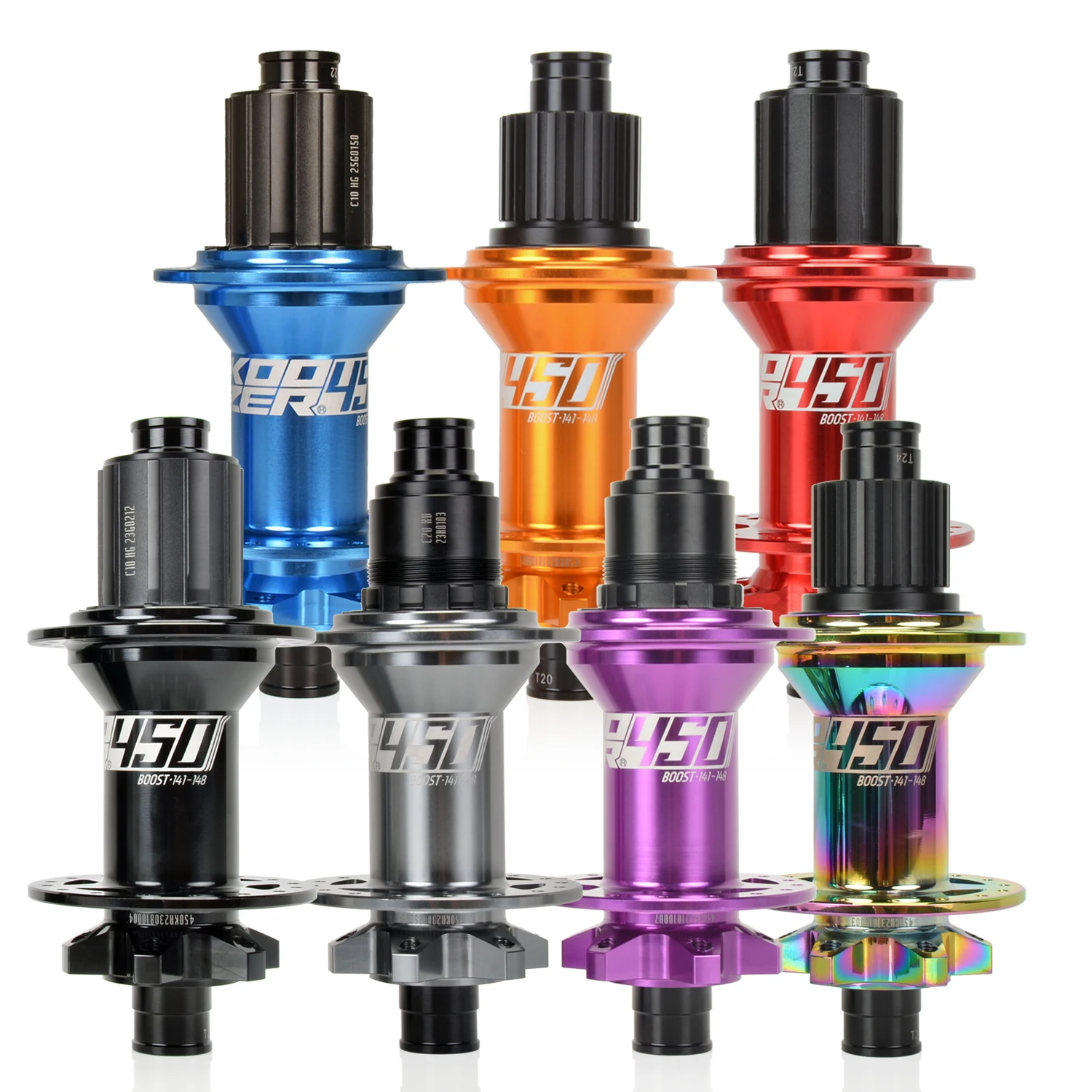 Koozer 450 Boostリアハブ HG XD MS 8-12速 28H/32H Cr-Moスチール