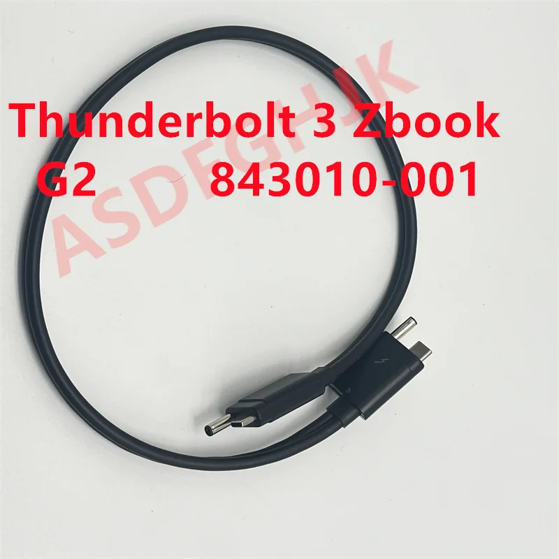 New 2ft/0.6m USB-C TYPE C cable for HP Thunderbolt 3 Zbook G2 docking station (DC+USB Type-C to DC+USB Type-C  843010-001Test OK