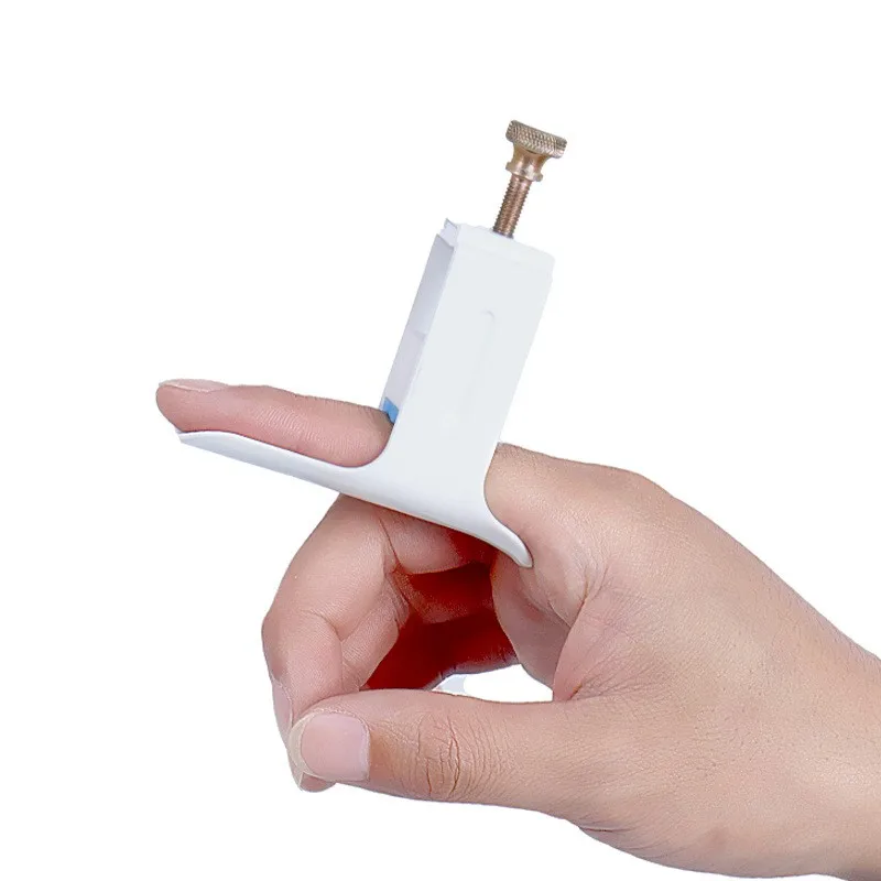 

Finger Corrector, Hand Injury Joint Support Brace, Finger Rehabilitation Machine, White, One Size Finger Corrector