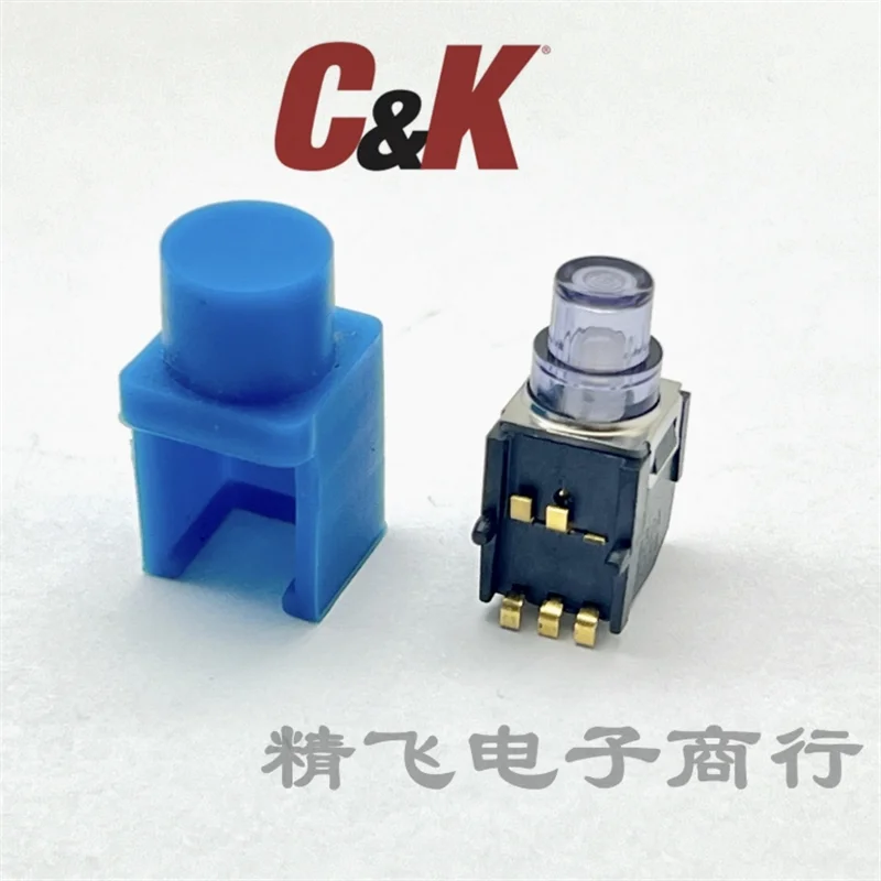 2PCS American CK K5V4BU43GP3 Touch switch side button patch pin 5-pin with gray light and blue light