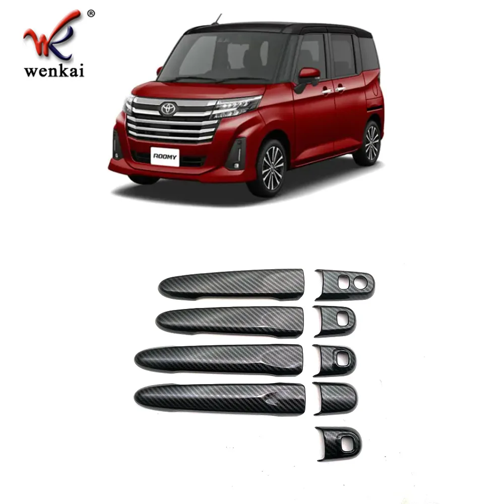 

For Toyota TANK /ROOMY 2016-2020 ABS Chrome Exterior Door Handle door bowl Cover Trim Molding Accessories