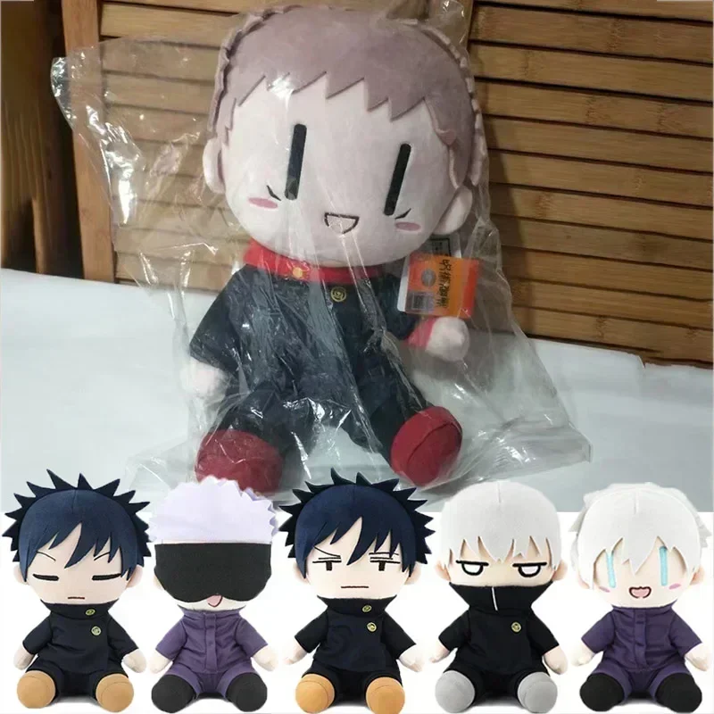 Jujutsu Kaisen juguetes de Peluche Anime Plushie muñecas Gojo Satoru Yuji Itadori Inumaki Toge figura de Peluche suave Cosplay almohadas de Peluche