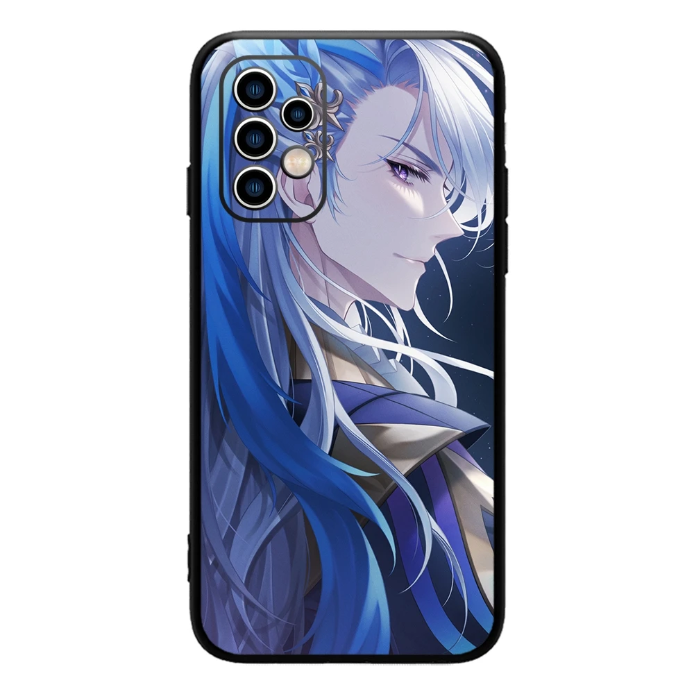 Genshin Impact Neuvillette Quality 5stars Hydro Phone Case per SAMSUNG Galaxy A54 53 52 51 F52 A71 note20 ultra S23 M30 M21