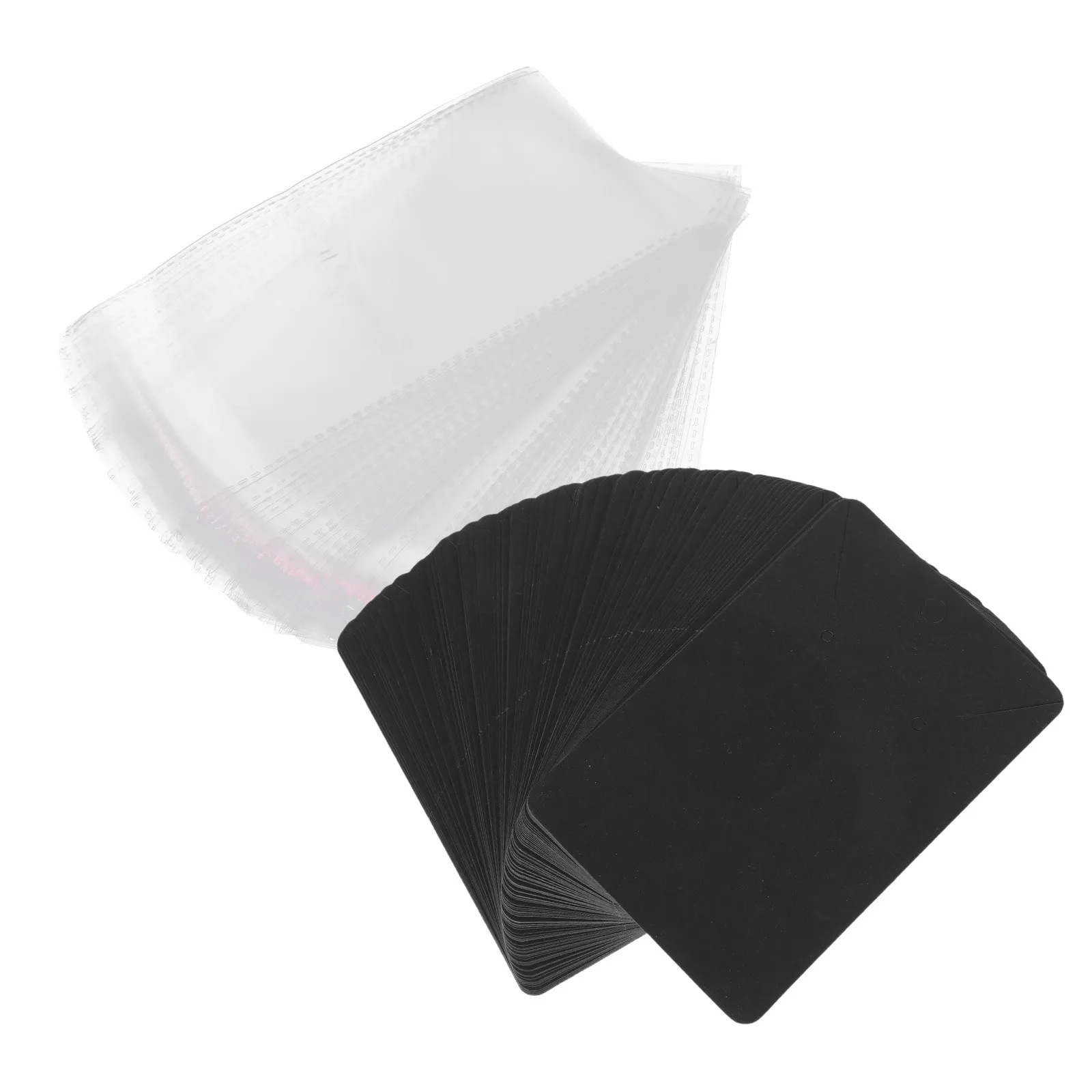 

100Pcs Premium Kraft Jewelry Display Cards Earring Tags Necklace Cards for Retail Display Gift Packaging Jewelry Shop