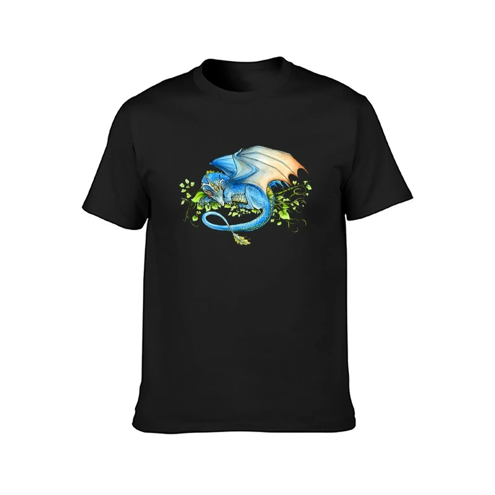 Slumbering Sky - Dragon T-Shirt oversizeds baggy shirts mens shirts graphic tee