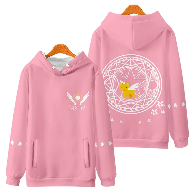 3D Print Cardcaptor Sakura Zip Up Women/Men Hoodie Sweatshirt Streetwear Hip Hop Kinomoto Sakura Cosplay Zipper Hooded Jacket