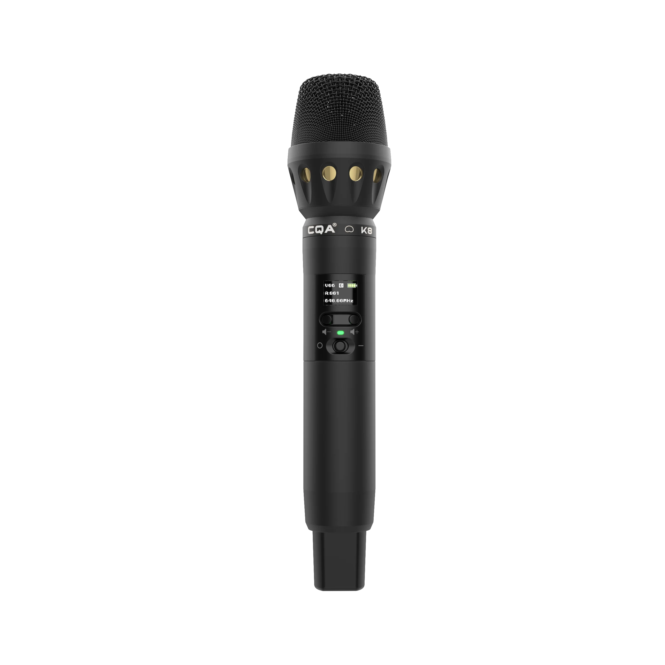 CQA Professional Wireless Microphone K8 With Lightweight Wireless Handheld Transmitter Delivers Superior Audio