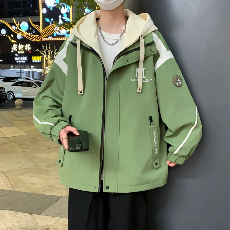 2024 New Men's Clothing Men's Full Zip Hoodie Jacket Hooded Plain Pocket Sports Outdoor Daily Sports Hot Basic Casual Sweatshirt