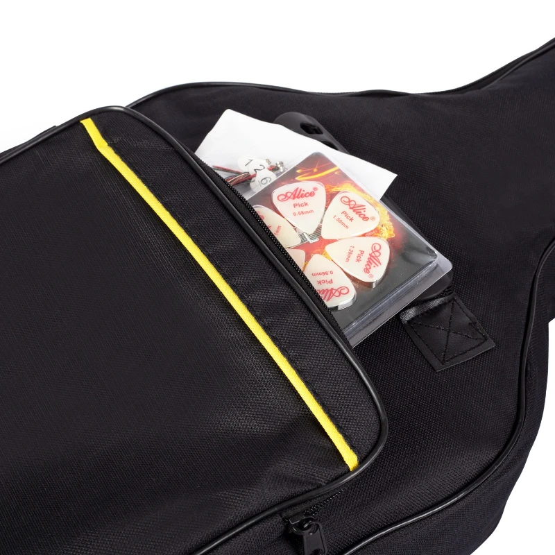 41/38 Inch Guitar Backpack Double Shoulder Travel Guitar Bag Handheld Thickened Bass Bag Waterproof Instruments Accessories