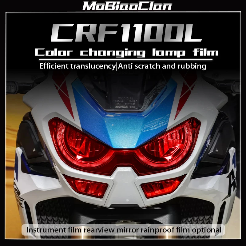 For Honda africa twin crf1100l CRF1100 L CRF 1100L Modified accessories motorcycle smoked black headlights Instrument film