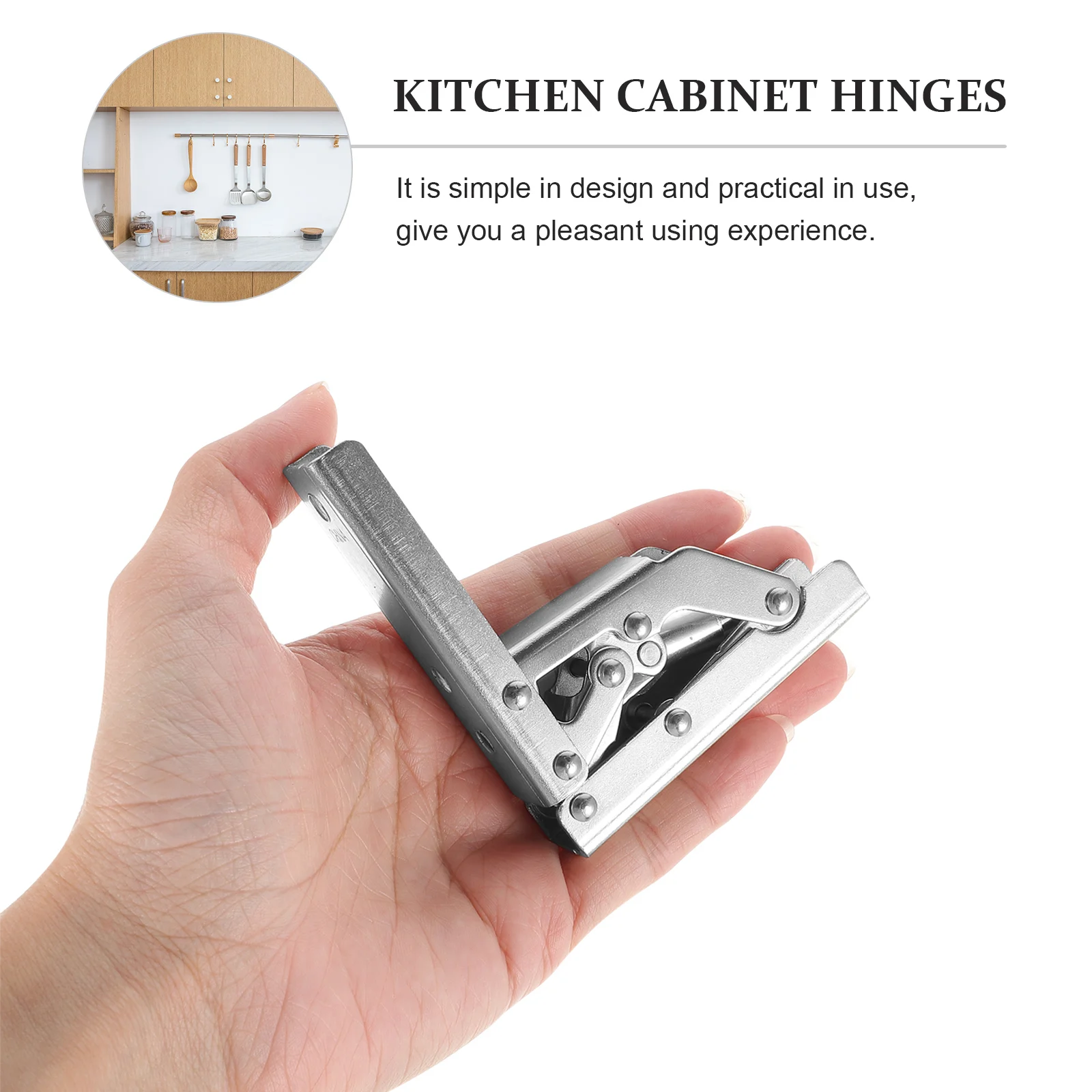 2Pcs Folding Hinge 90 Degree Hidden Invisible Brackets Large Bearing Capacity for Furniture Cabinet Drawer Shelf Kitchen