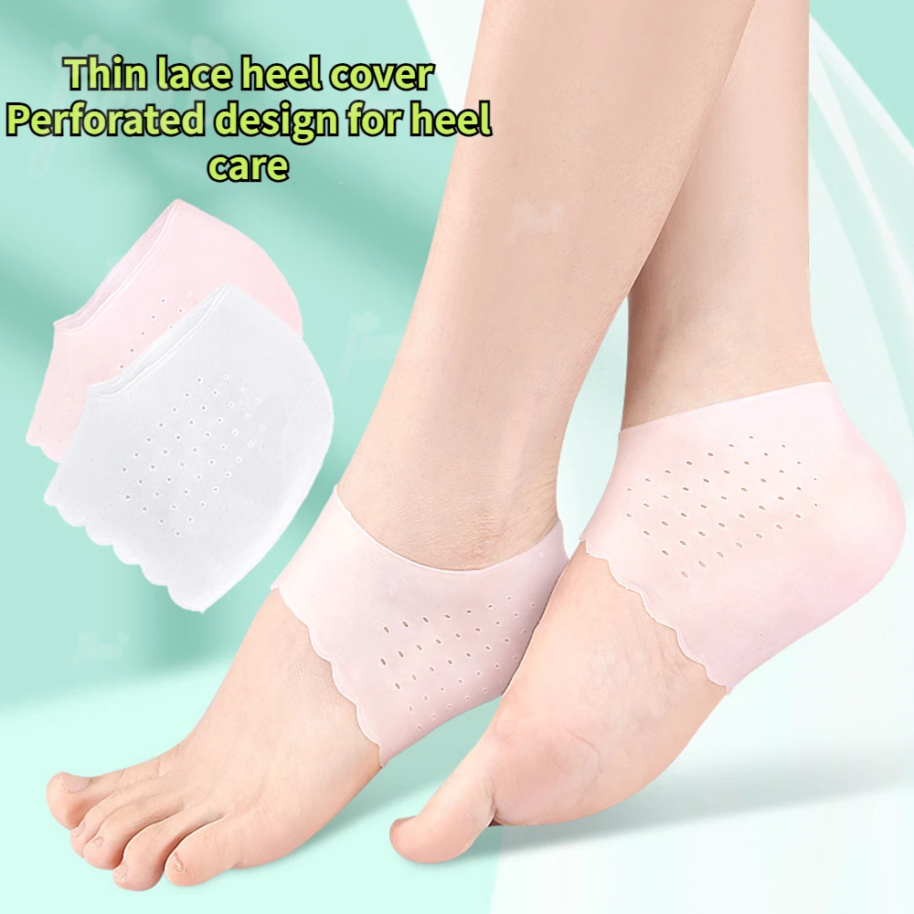 Silicone Heel Protectors Metatarsal Pads Forefoot Gel Heel Pad Plantar Fasciitis Women Men Foot Pain RelieveBlister Prevention