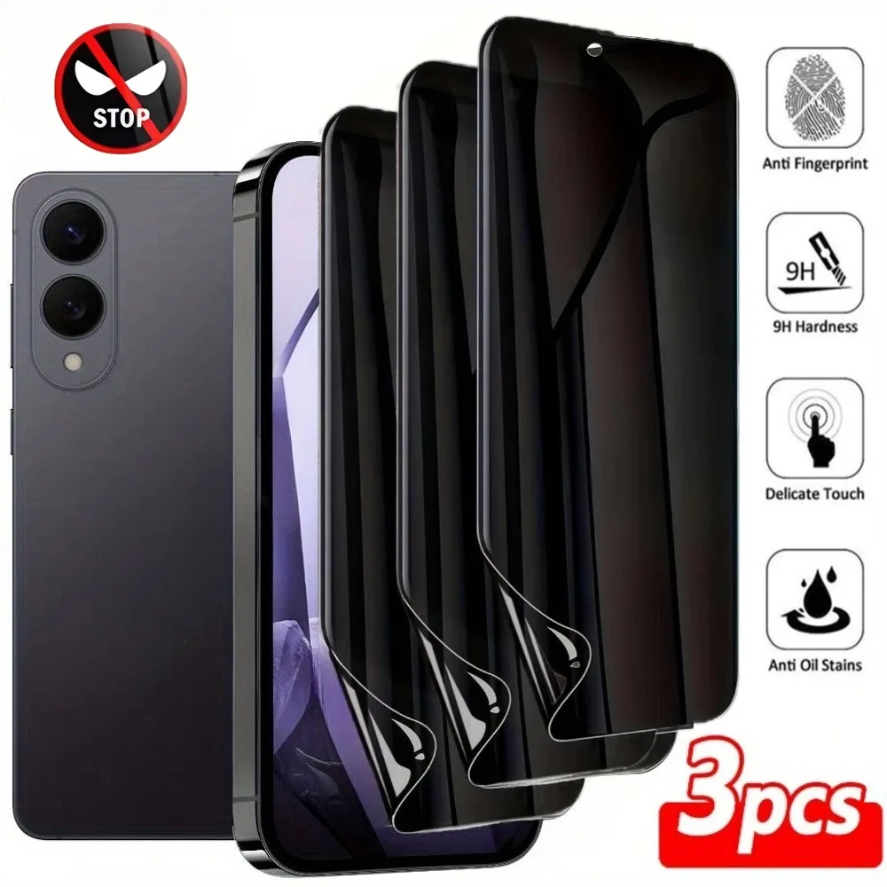 

3 шт. антишпионская гидрогелевая пленка для Samsung Galaxy S25 Edge S24 S23 Ultra S20 S21 S22 Plus S24 S23 FE Защитная пленка от царапин