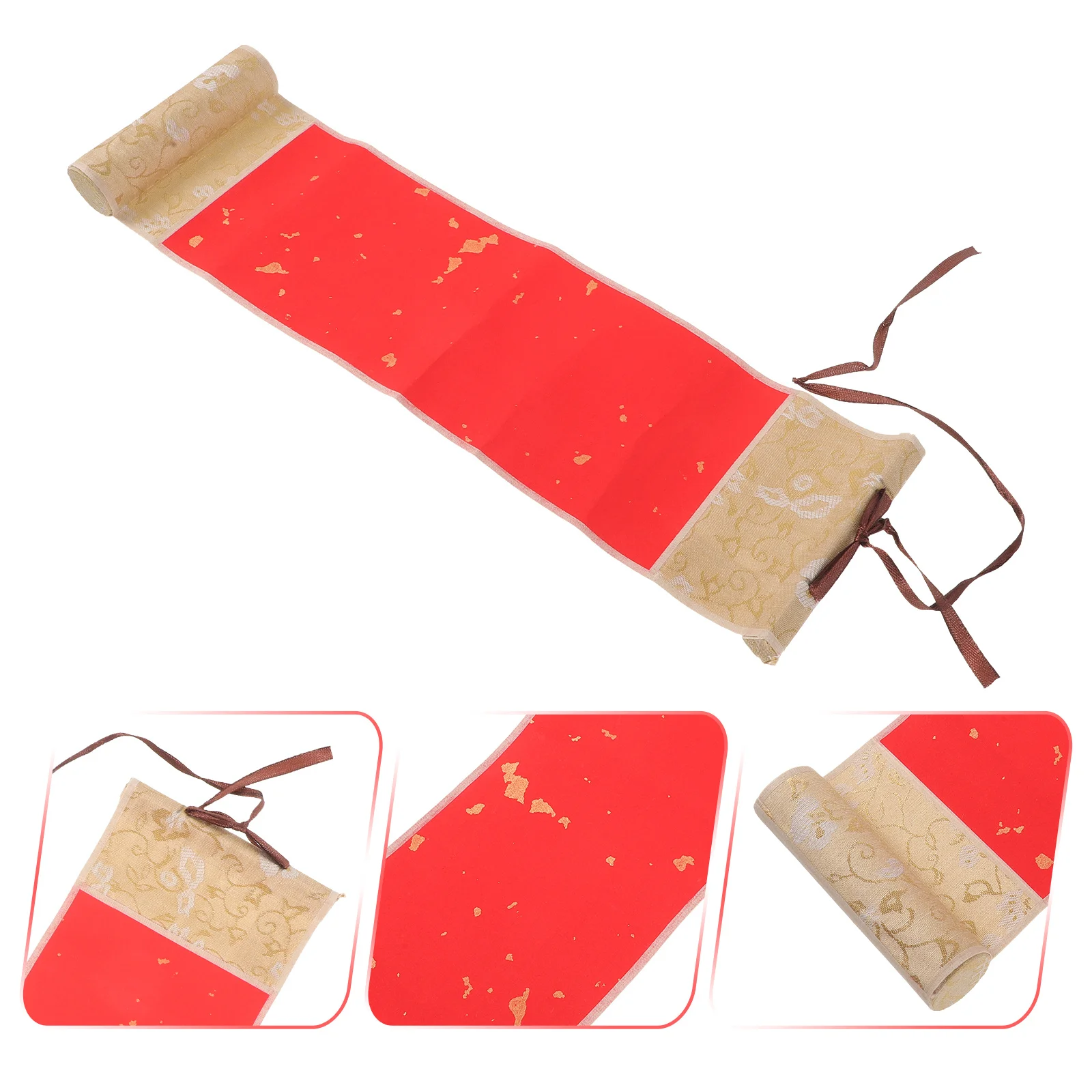 

Zen Style Small Scroll Blank Xuan Paper Calligraphy Painting Hanging Art Wall Decor Diy Drawing Supply For Home Office