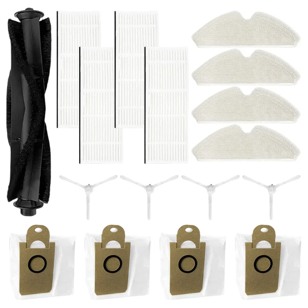 

Replacement Accessories Set for Pioneer VC700R Robot Vacuum Cleaner with Mop Cloths and Side Brushes for Optimal Floor Care