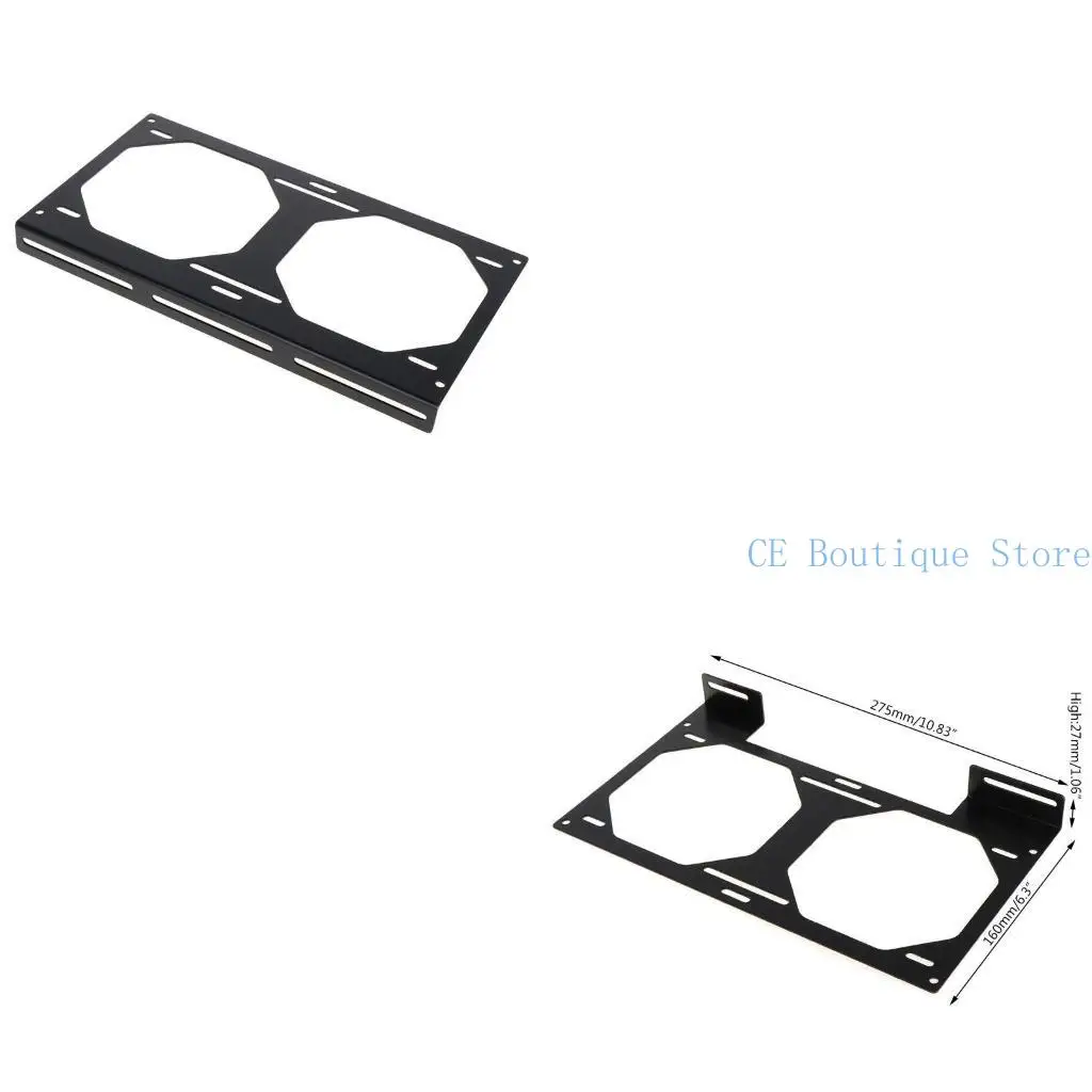 

652F 12/14CM Desktop for Case Fan Bracket DIY 120 240 360 480 Radiator Mounting Brack