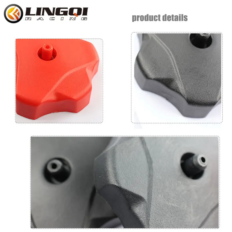 LYNNCHI Motorcycle 52mm Gas Fuel Petrol Tank Cover Gas Oil Cap Plastic Parts For 49cc 70cc 90cc 110cc ATV Dirt Pit Bike Moto view 2