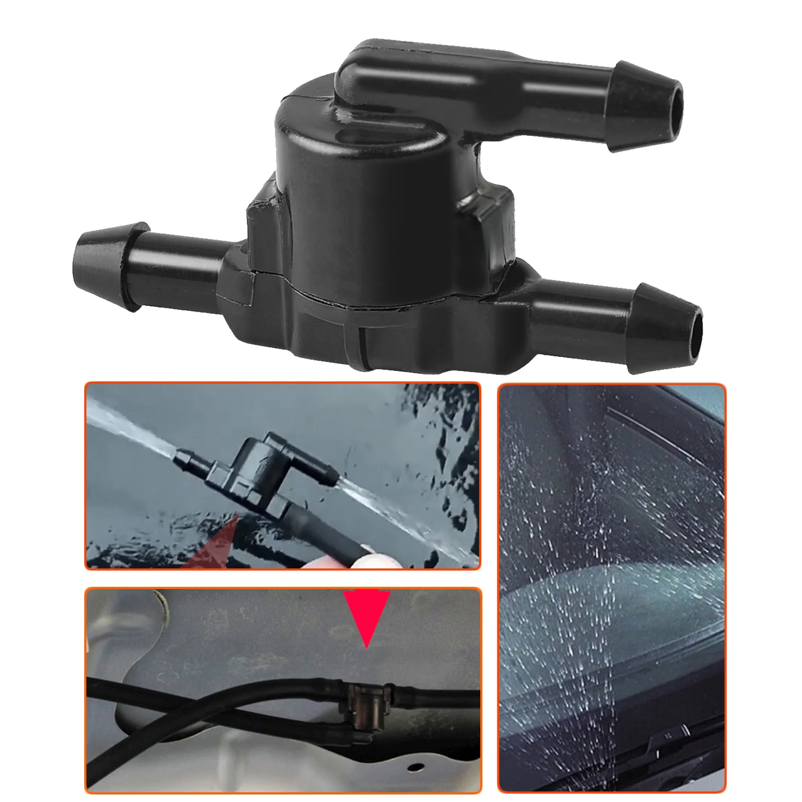 

1pcs Car Windscreen Washer Hose Valve For Toyota Auris Corolla Hilux Prius 85321 28020 Windshield Wiper Washer Car Accessories