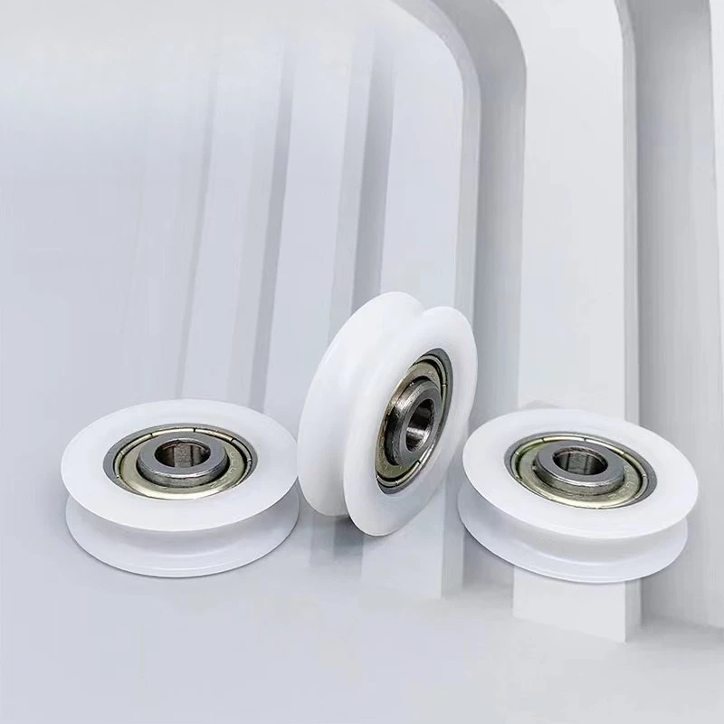 

Automatic Door Hoist Wheels Electric Induction Door Track Pulleys Nylon Wheels for Glass Sliding Doors Silent Pulleys Universal