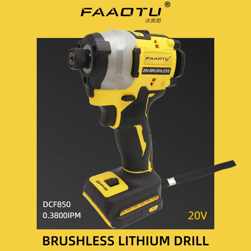 FAAOTU New 850 Heavy-Duty Drill Driver, Versatile for Wood/Metal, Same Dependability as DW Suitable for DW battery NO battery