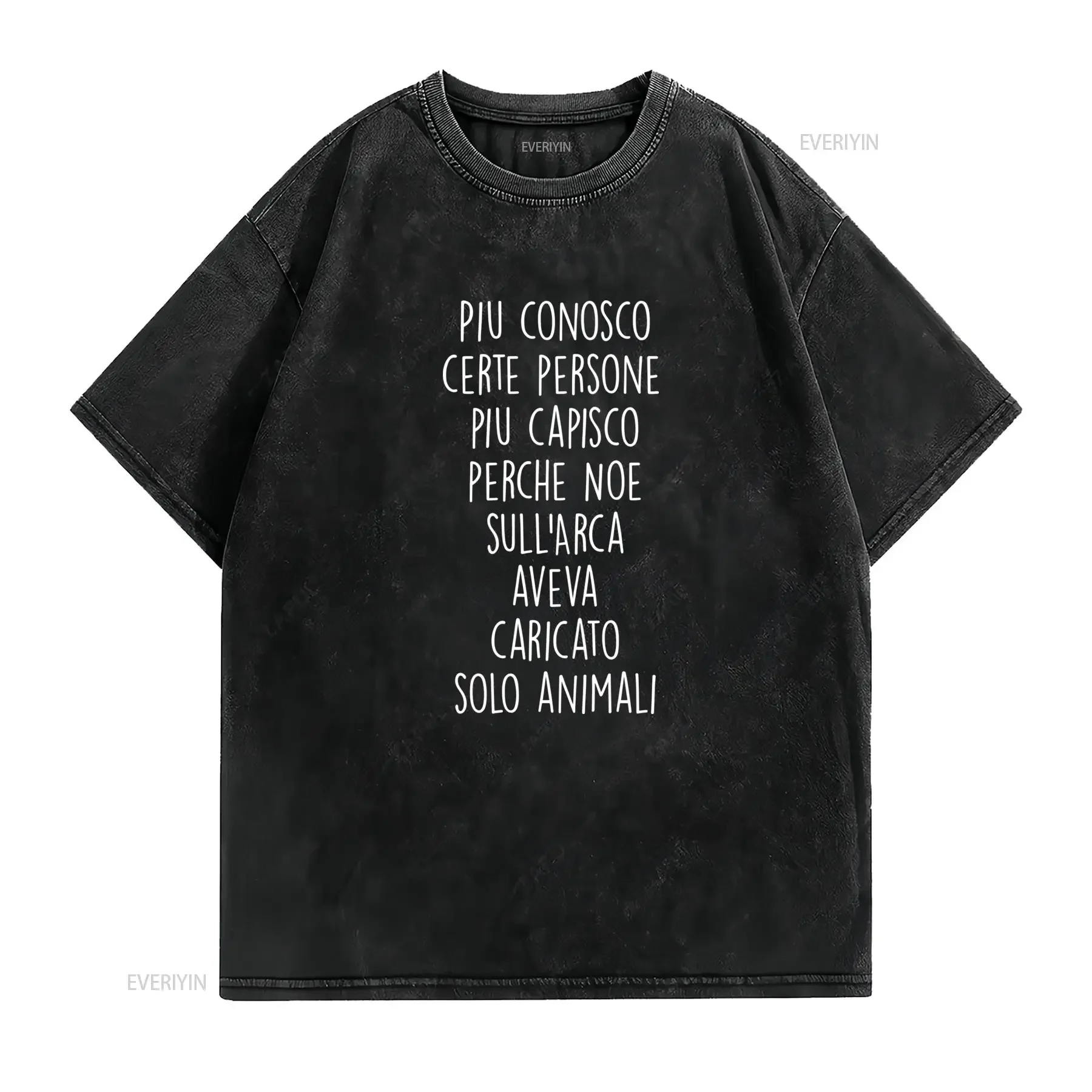 T shirt da uomo con frasi in italiano e insulti sfrontati per cani Retriever Girocollo casual stile bohémien stampa di testo