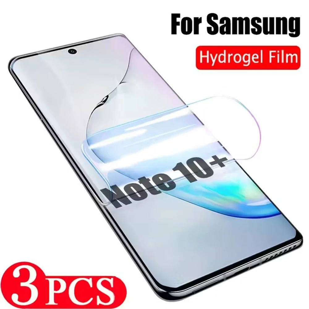 

3Pcs Hydrogel Soft Film For Samsung S26 S25 S24 S23 S22 S21 S20 FE Note 10 Plus 20 S26 Ultra Screen Protector No Glass