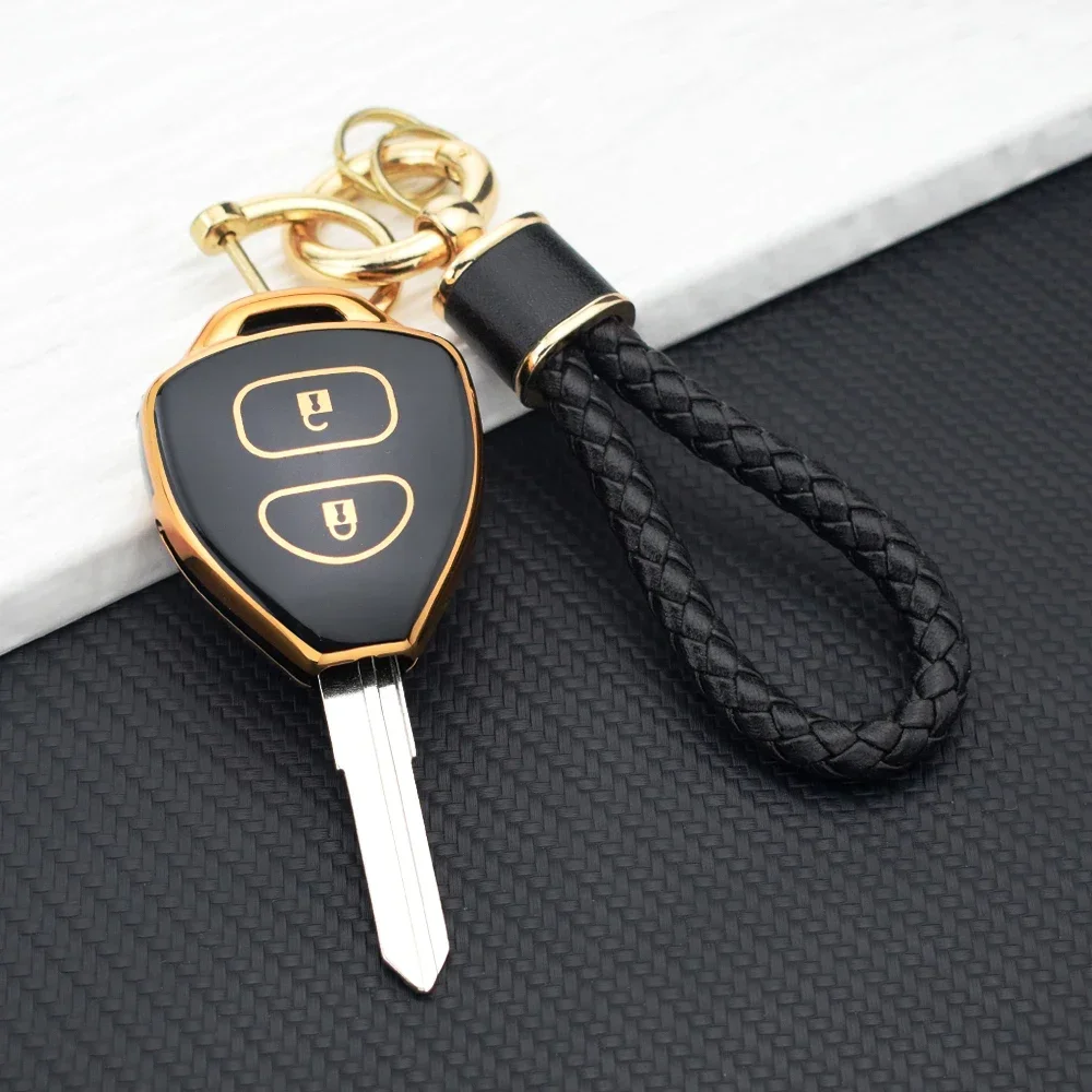 2 Buttons TPU Remote Car Key Case Cover for Toyota Camry 2007 2008 2009 2010 Avalon Corolla Matrix RAV4 Venza Yaris Accessories